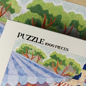 Puzzle 1000 pièces : place du marché