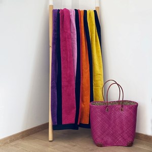 Serviette de plage xl - happy chic xl