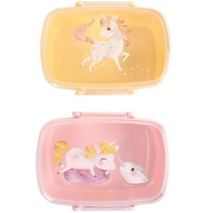 Lot de 2 lunch box la plage des licornes