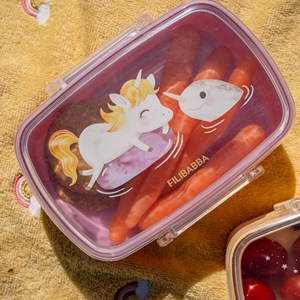 Lot de 2 lunch box la plage des licornes