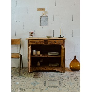 Gilbert, le buffet en bois patiné n°1512