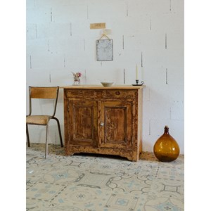 Gilbert, le buffet en bois patiné n°1512