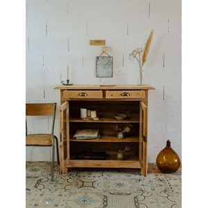 Gilbert, le buffet vitré en bois n°1513