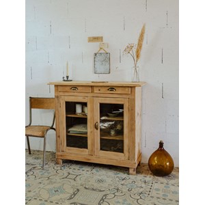 Gilbert, le buffet vitré en bois n°1513