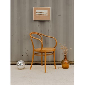 Fauteuil en bois et osier n°932