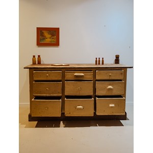 Meuble de métier en bois beige n°339