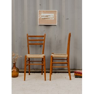 Paire de chaises en bois n°1222