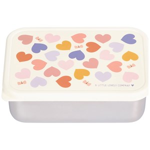 Lunch box en acier inoxydable cœurs