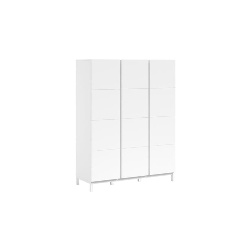 Armoire eva 3 portes blanc