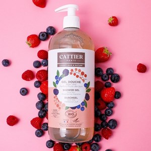 Gel douche sans sulfate - parfum fruits des bois - 1l