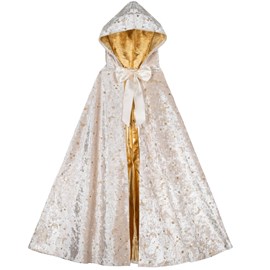 Cape fairy en velours (3-10 ans)