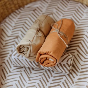 Lot de 3 housses de matelas à langer boho (40 x 80 cm)