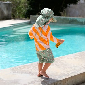 Casquette protège nuque anti-uv scooter et chien (7-12 mois)