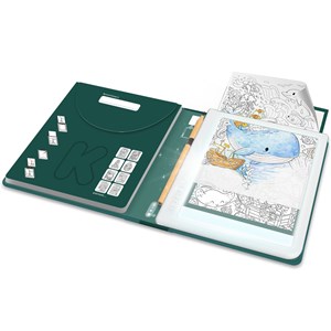 Tablette lumineuse avec dessins à décalquer kidydraw meli-melo