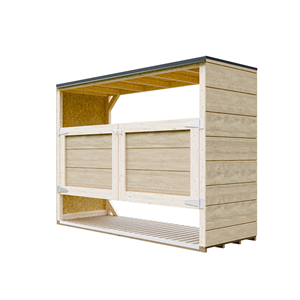 Abri de jardin pour poubelles, cache poubelle extérieur 3x240l beige