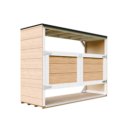 Abri de jardin pour poubelles, cache poubelle extérieur 3x240l jaune