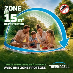 Bouclier antimoustiques portable thermacell halo mini