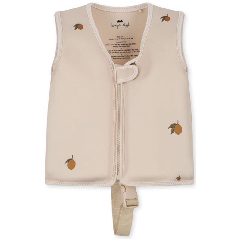 Gilet de natation ellis citron (1-2 ans)