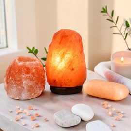 Mon cocon minéral : lumière et soin naturel au sel d'himalaya
