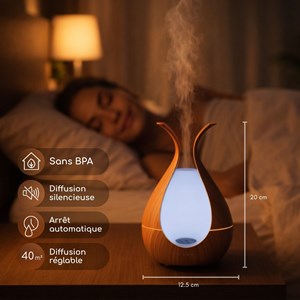 Diffuseur medusa + 4 huiles essentielles à diffuser