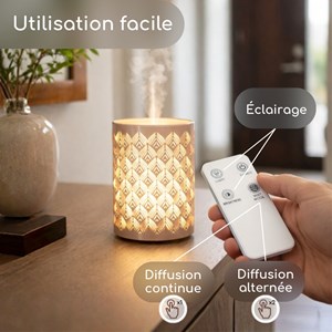 Diffuseur vienne photophore + 4 he citron arbre à thé lavandin pin