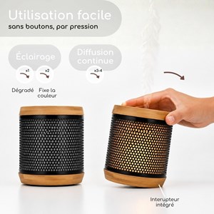 Diffuseur elipsia + 4 he citron arbre à thé lavandin pin