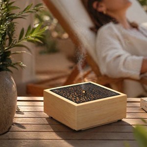 Diffuseur kaori bambou + 4 huiles essentielles naturelles