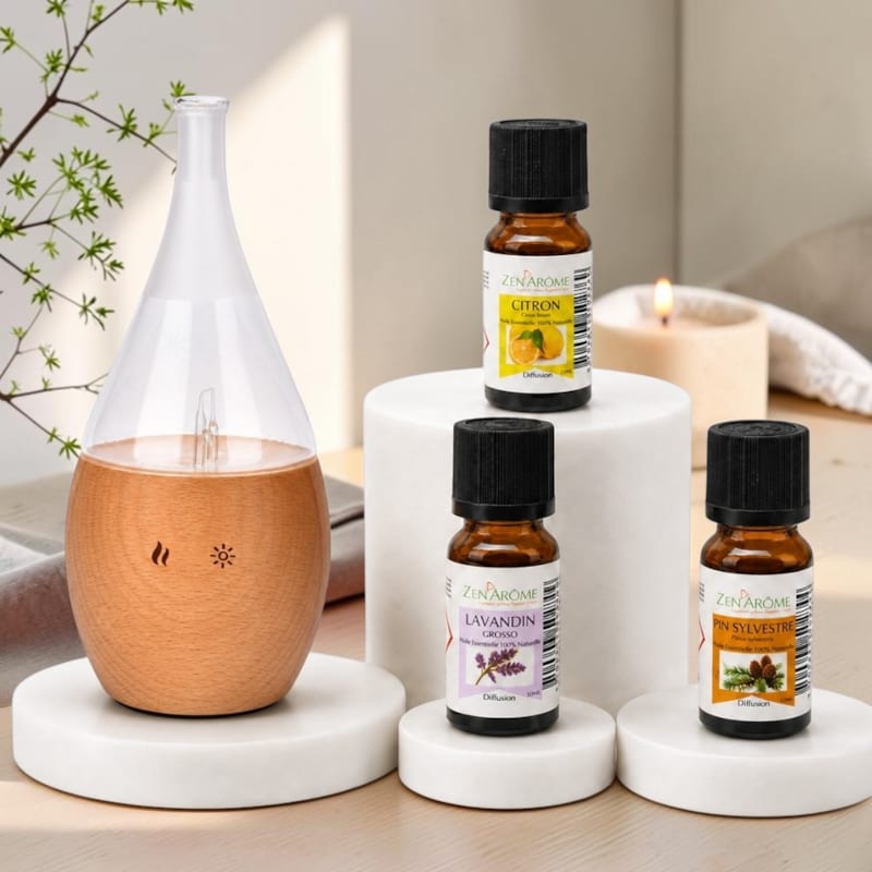 Diffuseur nébulisation bolea + 3 he citron, lavandin et pin sylvestre