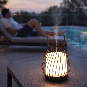 Diffuseur lanterne nomade sans fil milano + 3 he 100% naturelles