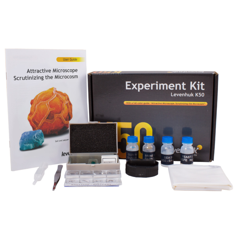 Levenhuk kit d'expérimentation k50 avec livre en anglais