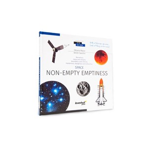 Livre éducatif « espace. Vacuité non vide ». Couverture rigide. En anglais
