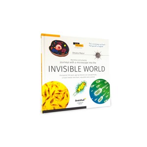 Livre éducatif « monde invisible ». Couverture rigide. En anglais