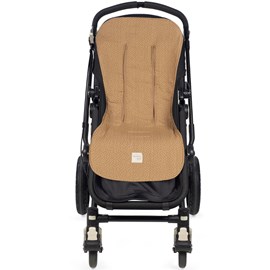 Assise pour poussette à pois poppy cannelle