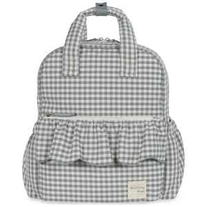 Sac à dos à langer praliné vichy matcha