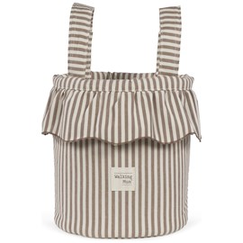Sac bucket praliné rayures moka