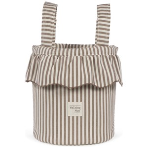 Sac bucket praliné rayures moka