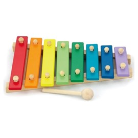 Xylophone en bois multicolore viga