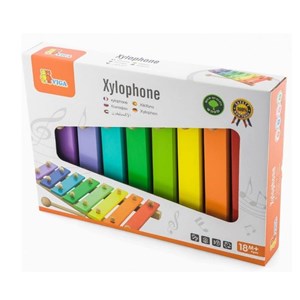 Xylophone en bois multicolore viga