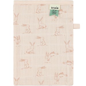 Lot de 3 gants de toilette en mousseline rosy rabbit