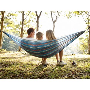 Hamac explorer l nylon bleu
