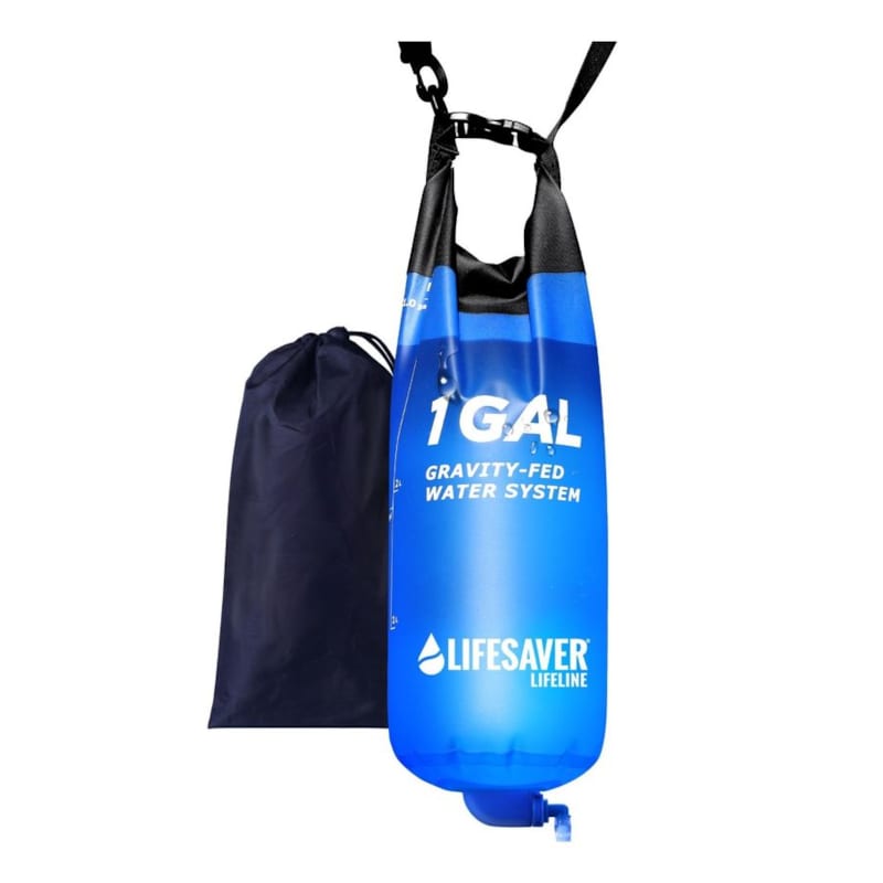 2 poches à eau gravité lifesaver lifeline système filtration eau randonnée