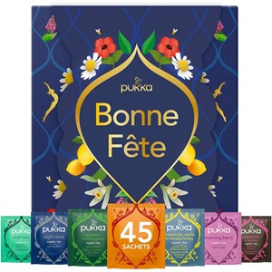 Pukka coffret - cadeau fêtes des mères, coffret thé 100% bio 45 sachets