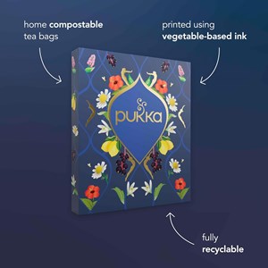 Pukka coffret - cadeau fêtes des mères, coffret thé 100% bio 45 sachets