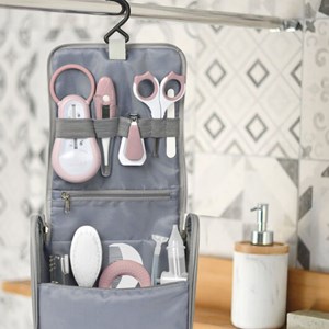 Trousse de soin nomade old pink (10 accessoires)