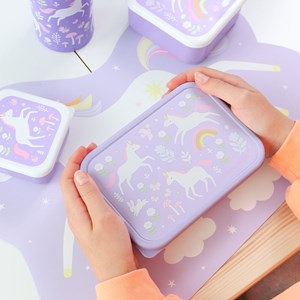 Lunch box en acier inoxydable rêves de licorne