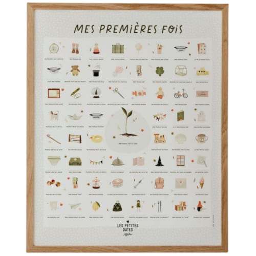 Les Petites Dates - Affiche mes premières fois léa le pivert (40x50 cm)
