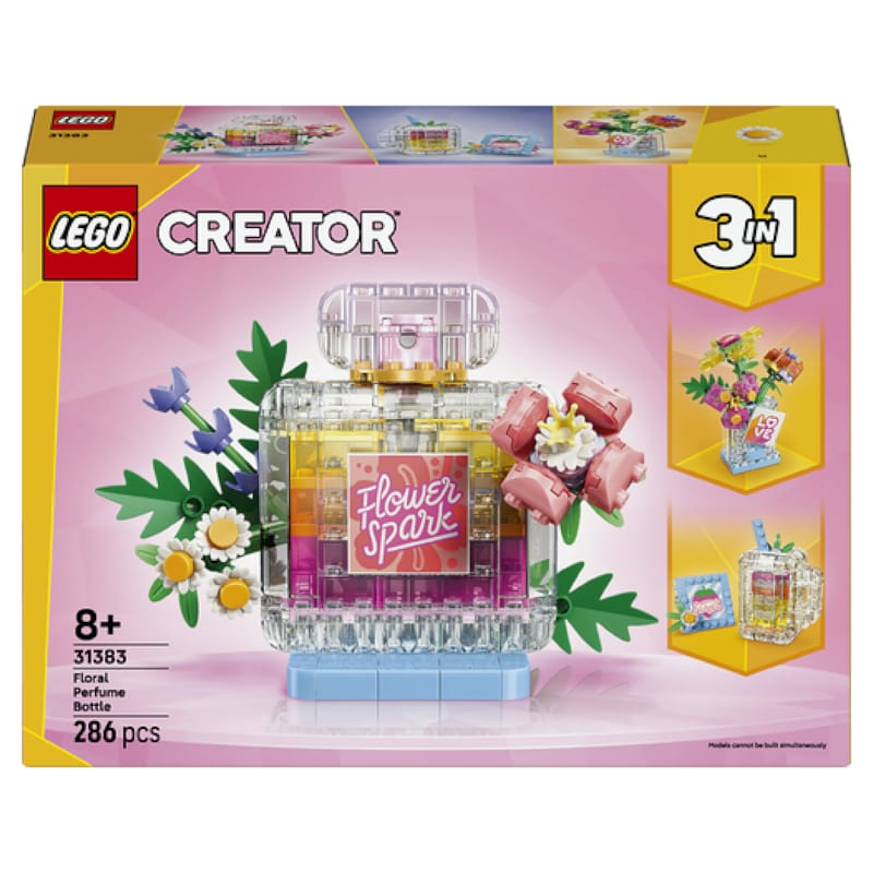 LEGO® Creator 3en1 Flacon de parfum au décor floral Creator 31383