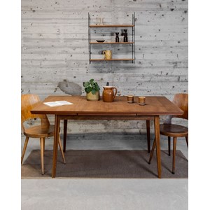 Table à manger scandinave en bois n°1160