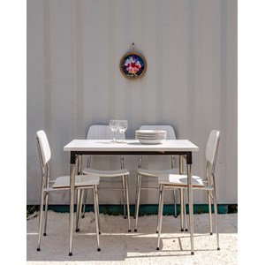 Ensemble table et chaises en formica n°1350