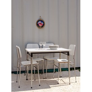 Ensemble table et chaises en formica n°1350